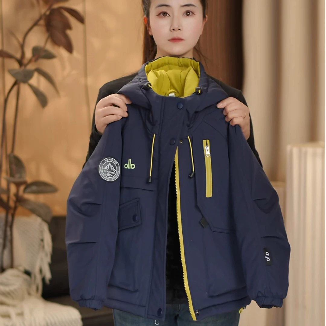 【加棉加厚】男童冬款棉服2025新款外套儿童冲锋衣派克服冬款棉服潮