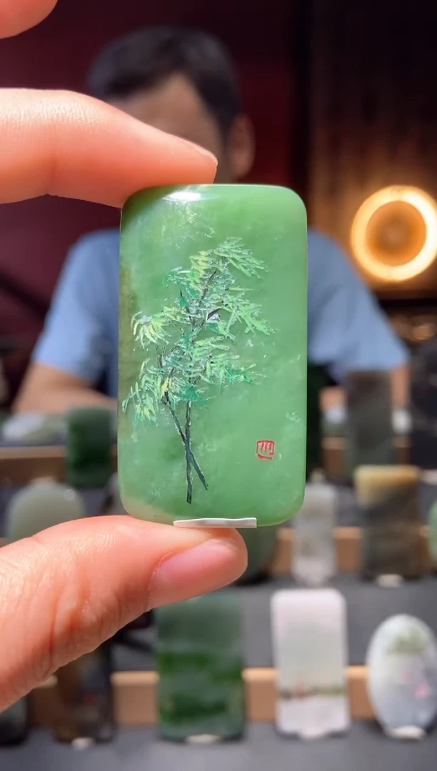 和田玉未镶嵌挂件yc