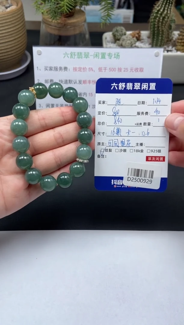 【闪购商品】翡翠手串未镶嵌D2500929