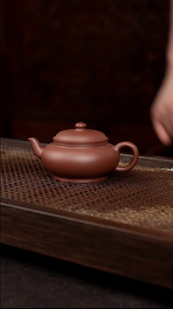 茶壶紫砂超矿标底槽清矮宫灯【带矿标证书】