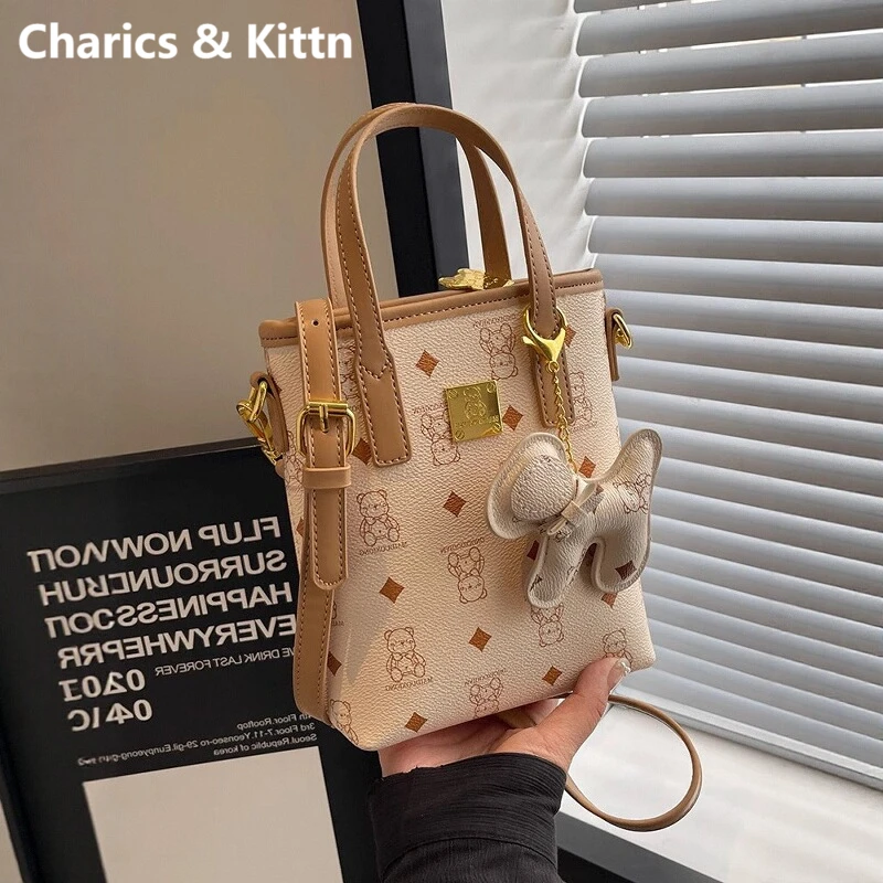 Charics&Kittn手机包女2025新款夏季百搭斜挎小包女士手提真皮包