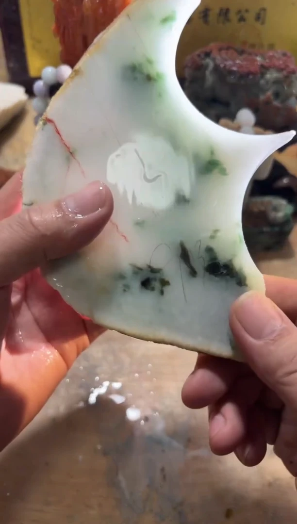 未镶嵌挂件翡翠A货常星7138