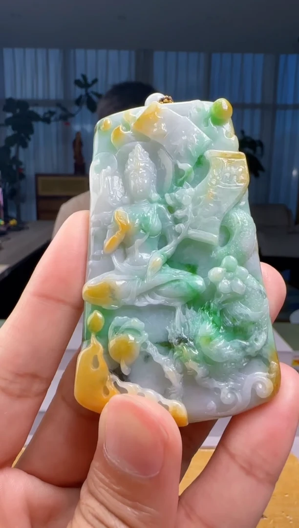 吊坠(赠链)未镶嵌翡翠XM@@960Q3J21146