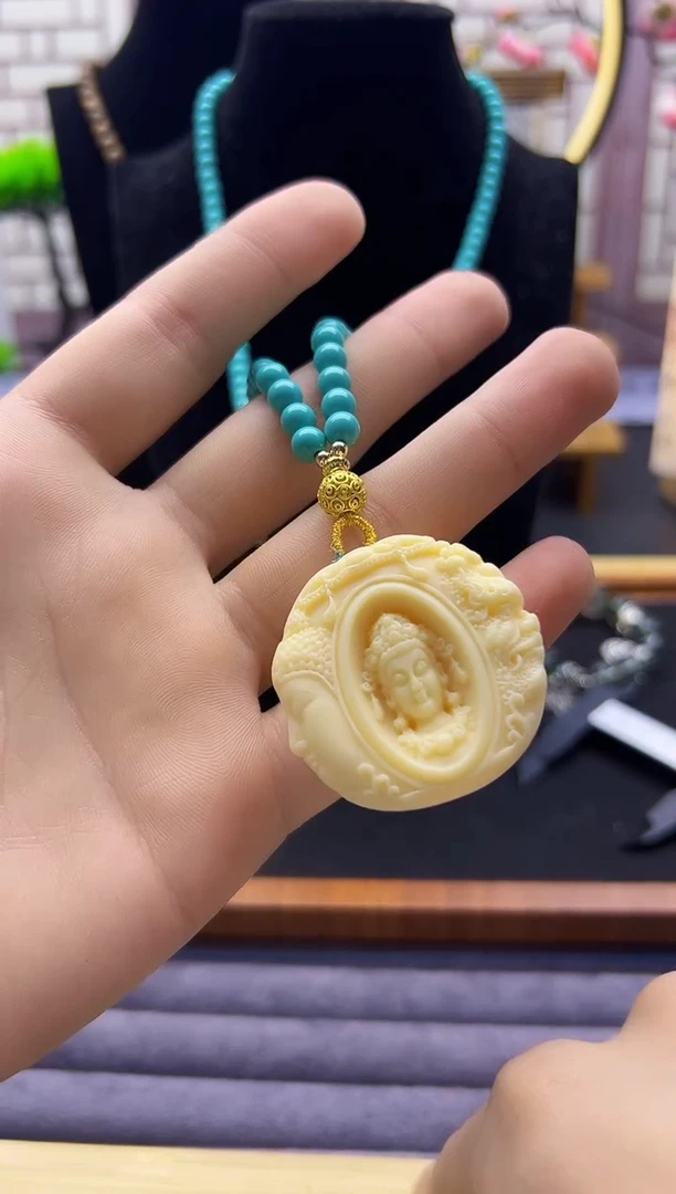 【闪购商品】玛瑙/玉髓颈饰14K金镶嵌X166