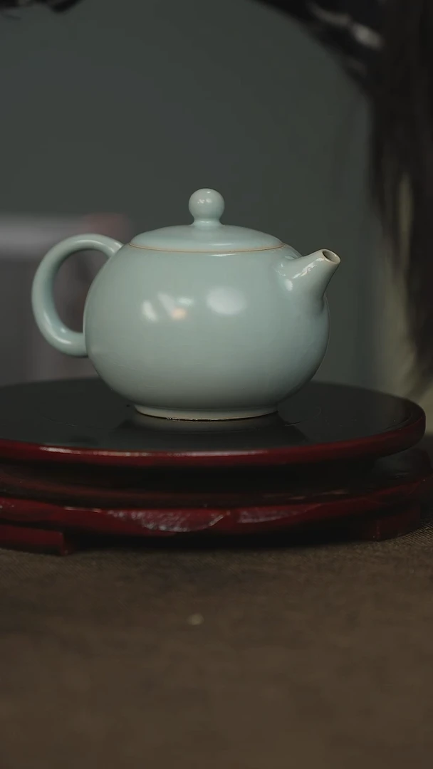 微微瑕 西施壶 汝瓷 150ml 礼盒装