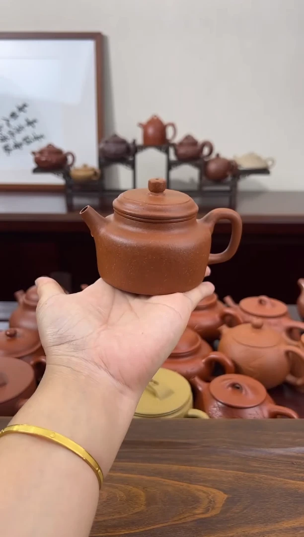 茶壶紫砂黄降坡德钟壶170CC