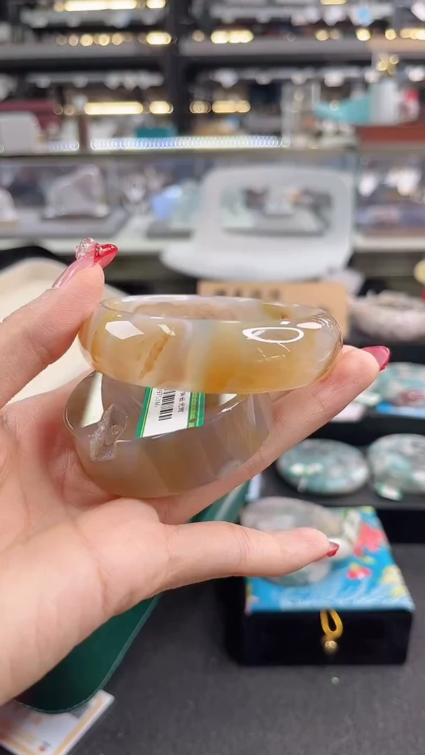 未镶嵌手镯石英质玉57圈口 （赠品镯心）3975346