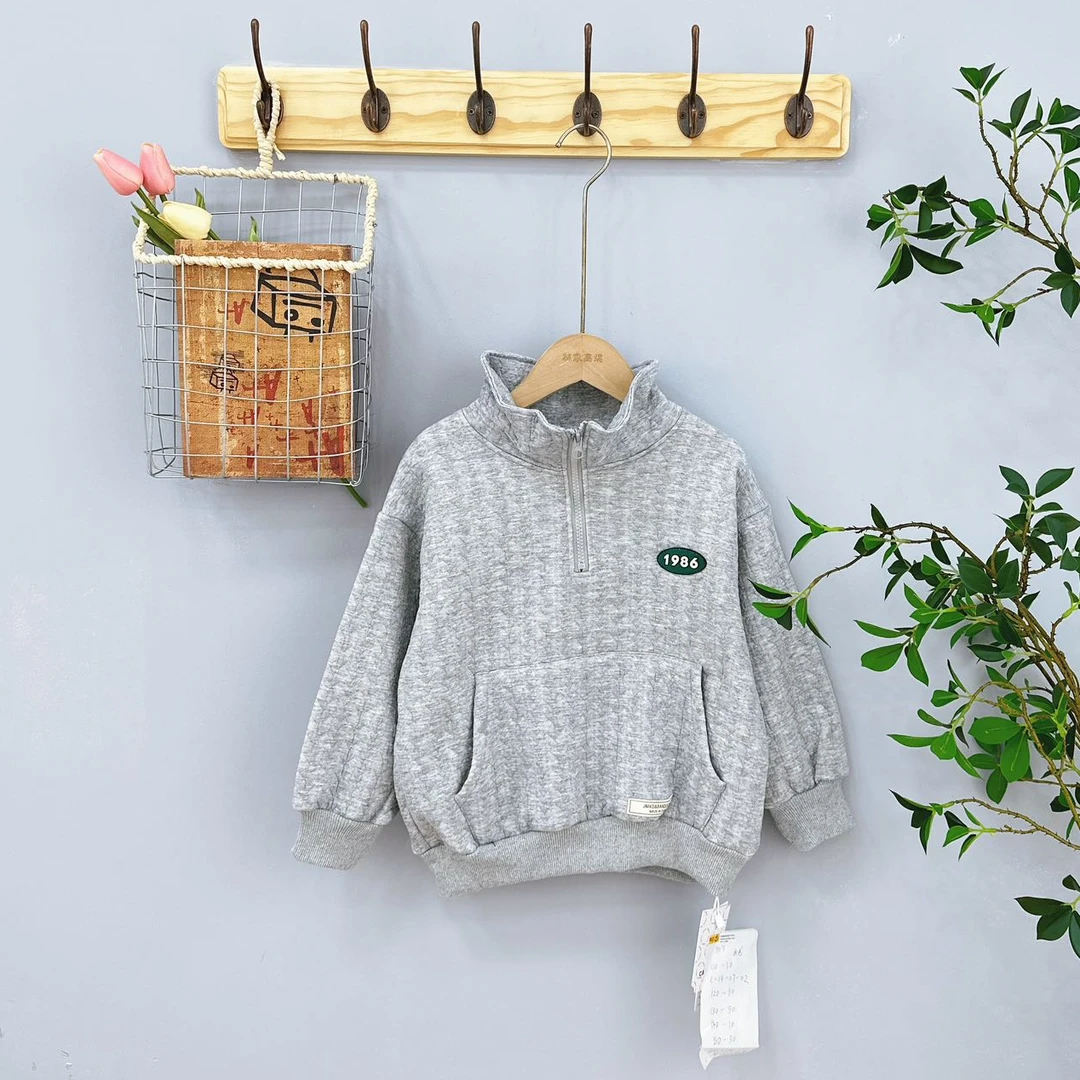 407高端专享儿童秋款外套灰色