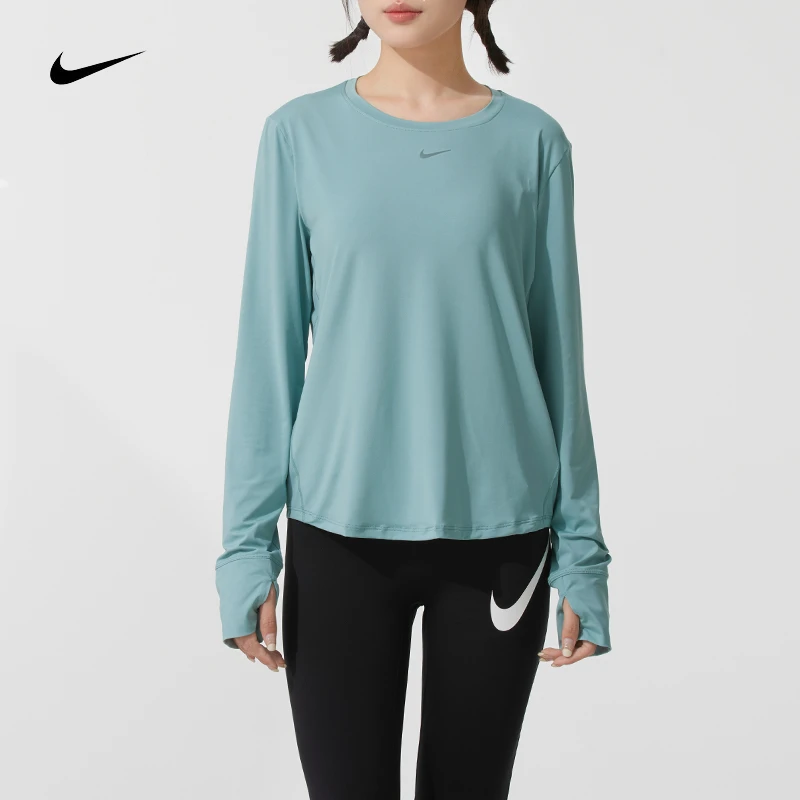 Nike耐克T恤女装2025新款运动服透气休闲服上衣长袖套头衫 FN2802