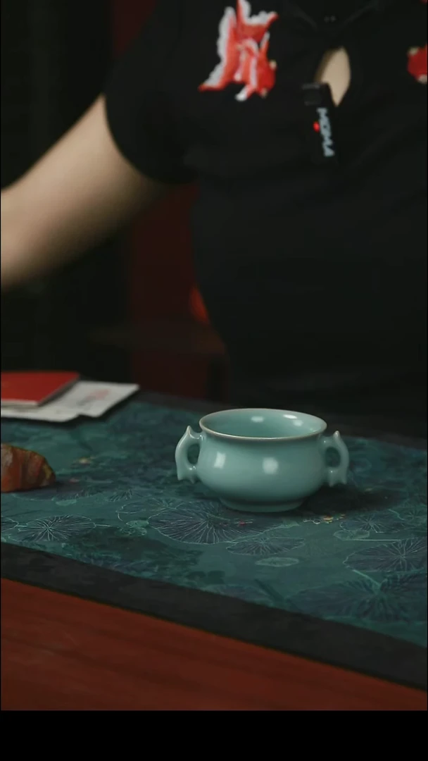 双耳杯 仿古 支钉  不开片 一级品