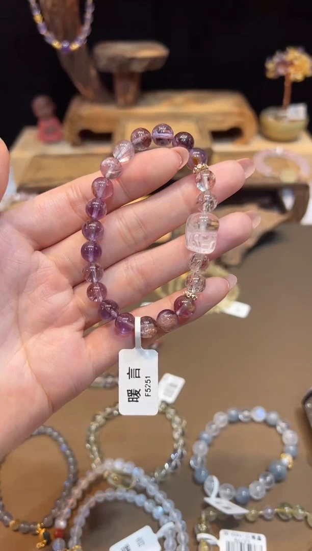 水晶手链未镶嵌手饰@@F5251