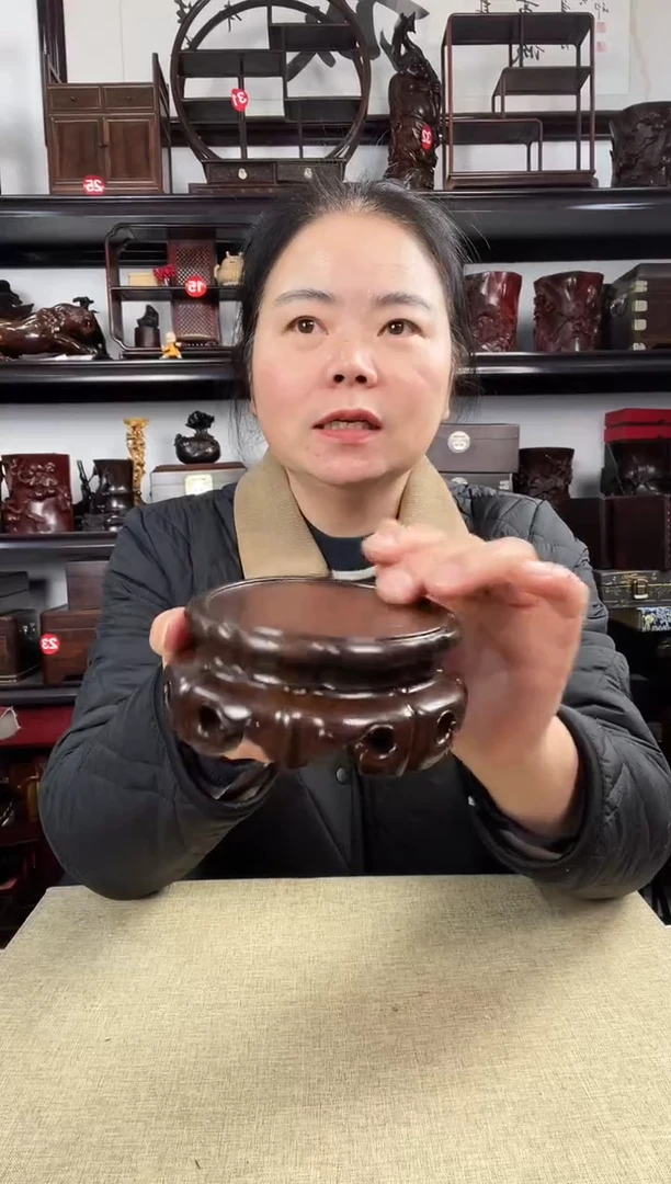 木老李红木工艺品转如意