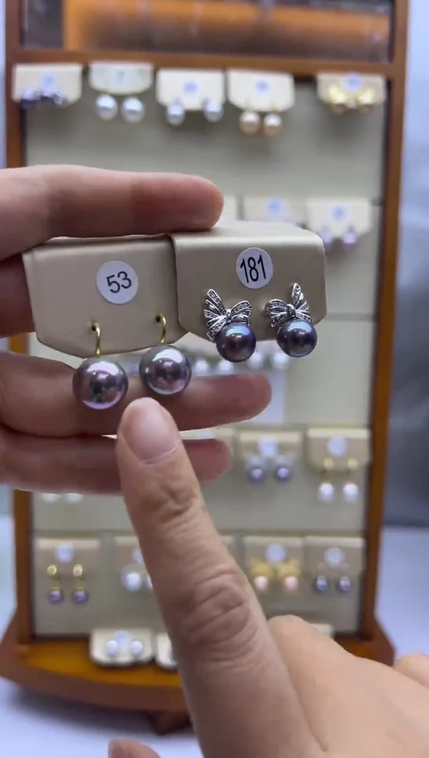 未镶嵌耳饰淡水珍珠53+181