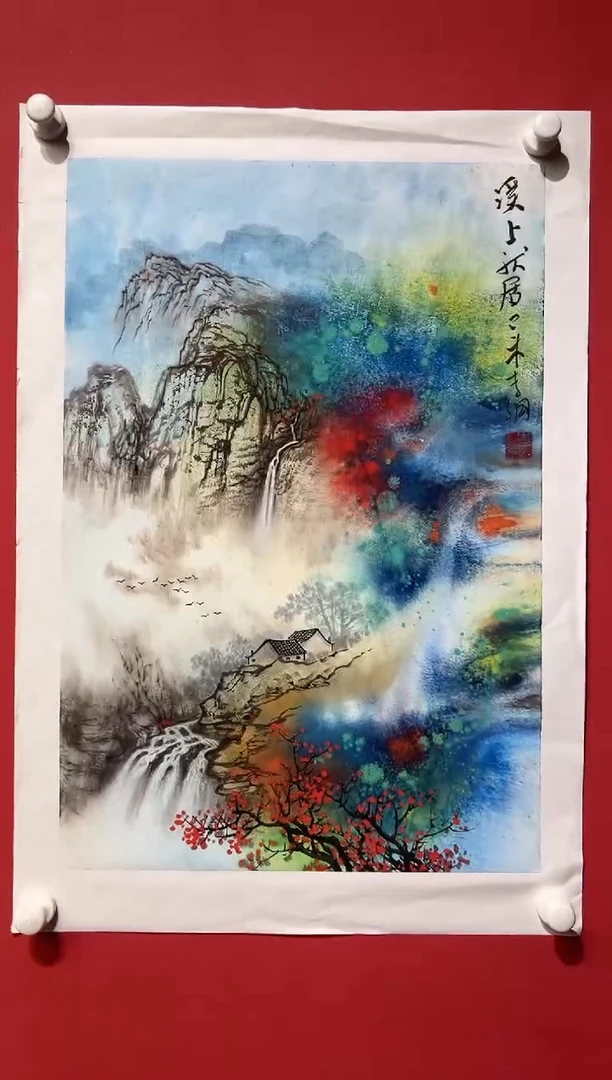 国画李纲-2.7平尺-国画作品