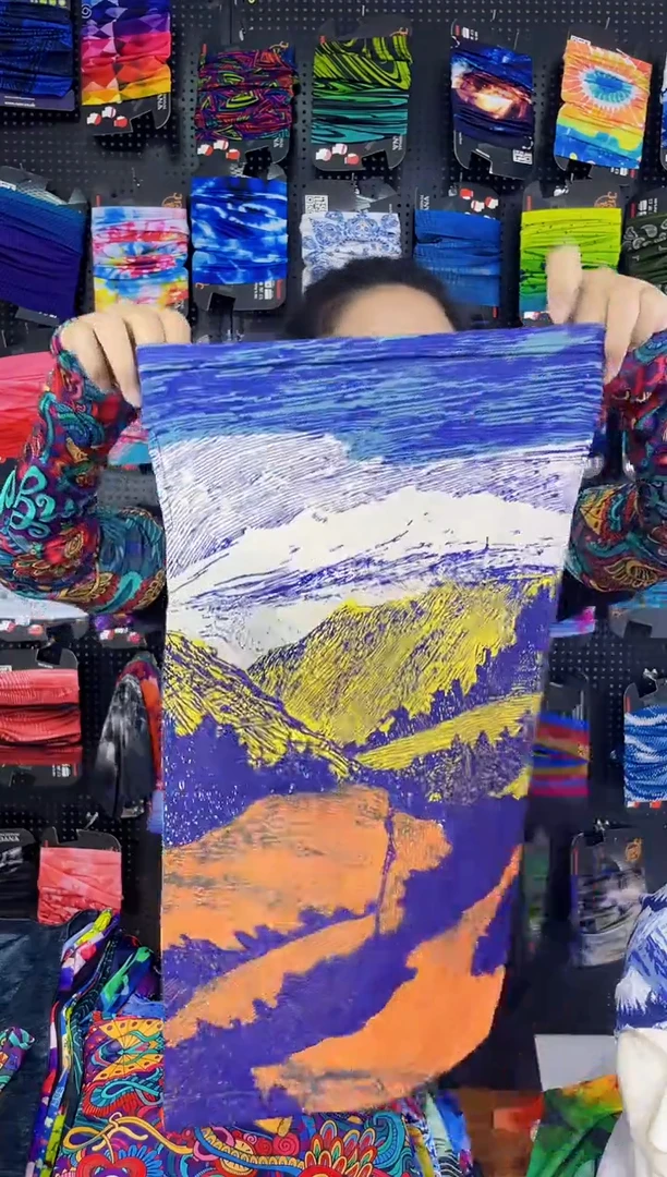 涤纶用****5云霭雪巅面罩