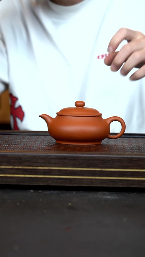茶壶紫砂LD   赵庄朱泥   明炉   200cc