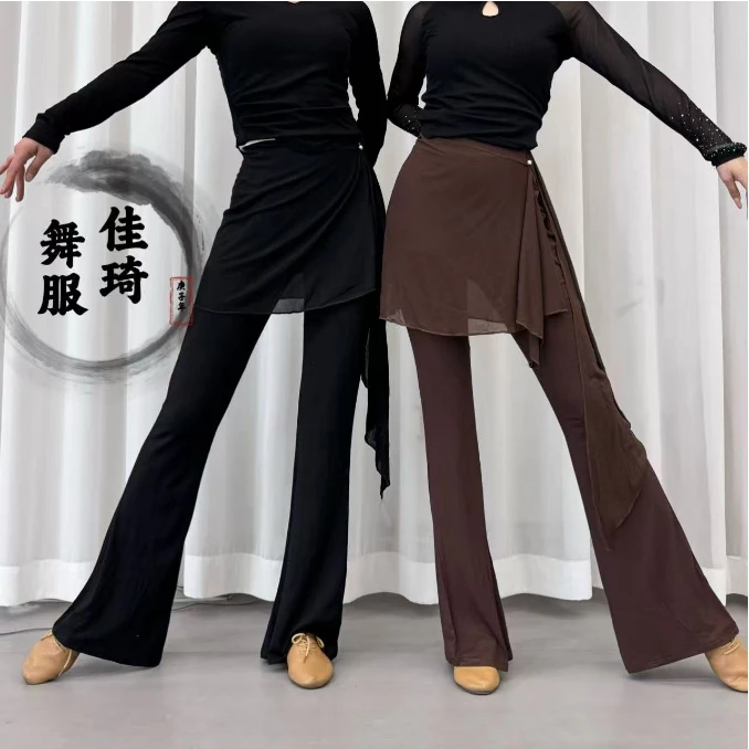 【佳琦舞服】现代舞专用古典舞舞蹈飘逸练功跳舞裤子女士练功裤