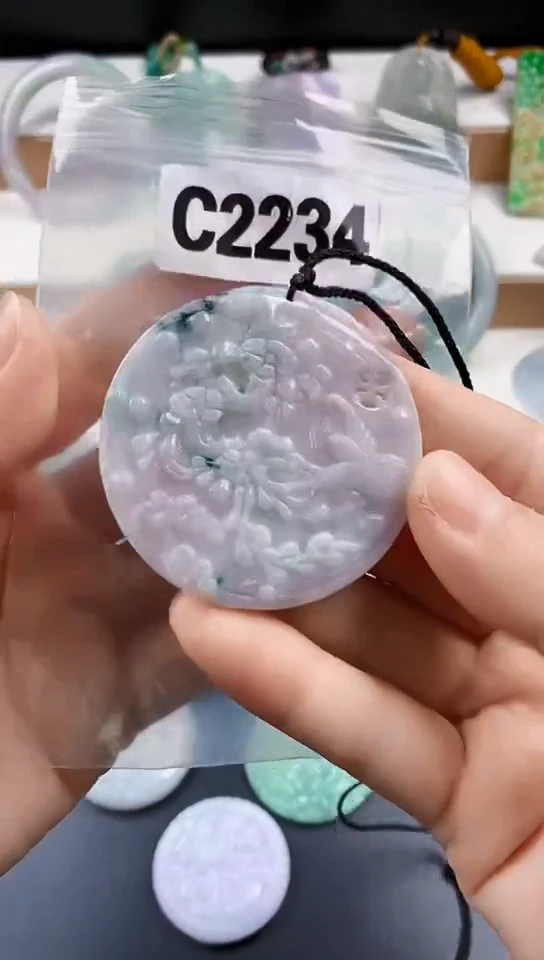 颈饰未镶嵌翡翠天然翡翠吊坠挂件