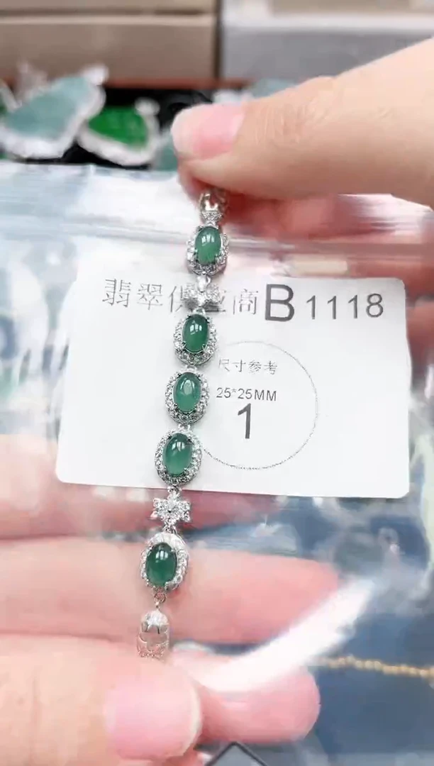 【闪购商品】翡翠颈饰未镶嵌1118赠皮绳