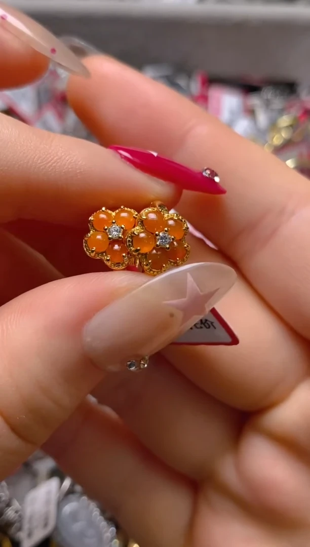 银S925镶嵌戒指翡翠百内无证书