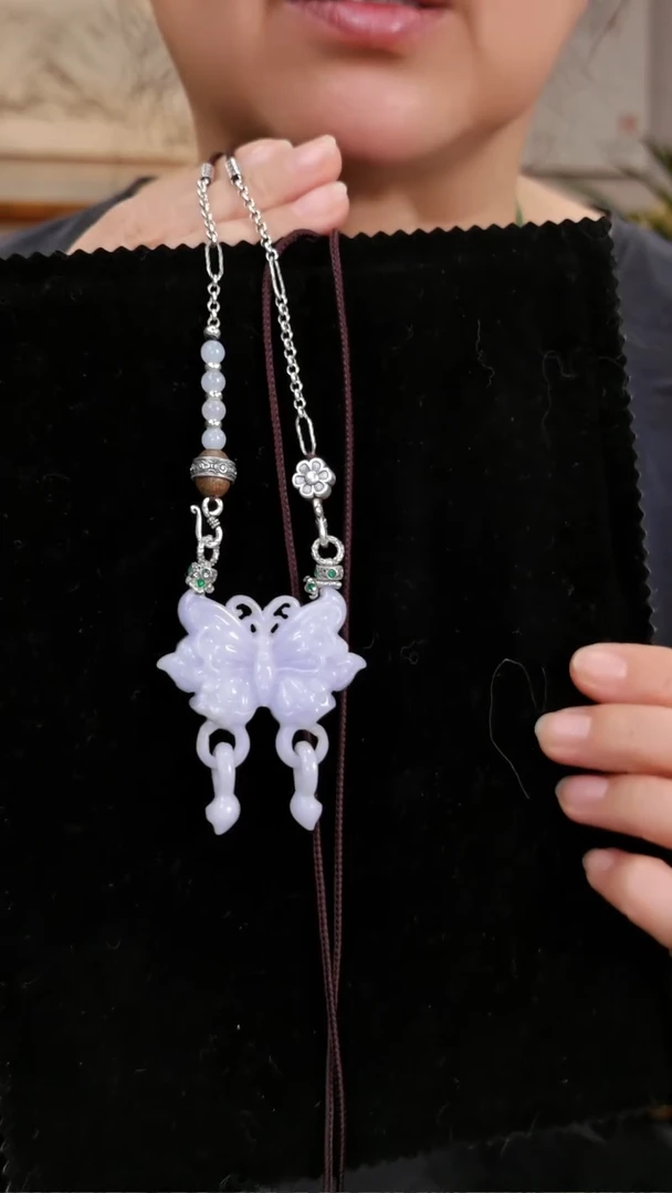 颈饰未镶嵌翡翠国风