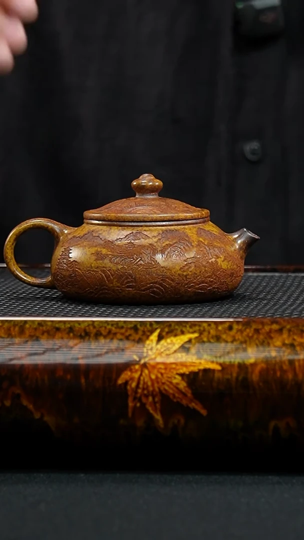 茶壶紫砂一壶漂泊紫砂壶