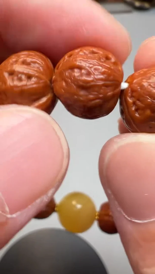 手串猴头核桃精品文玩手串一条