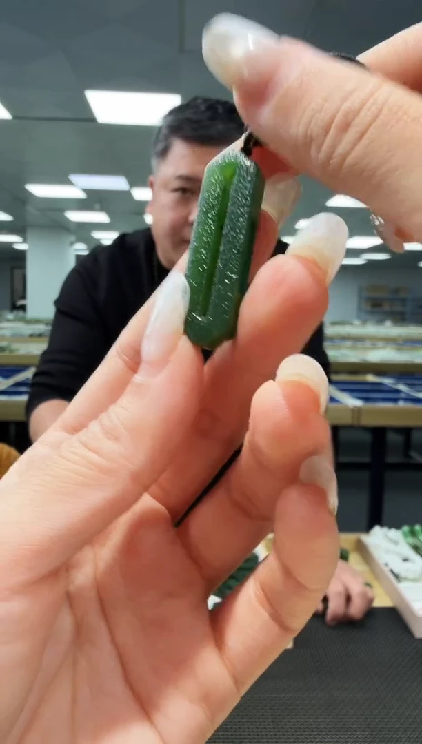 颈饰未镶嵌和田玉碧玉无事牌 BI-LKFP1242X 多样性发一