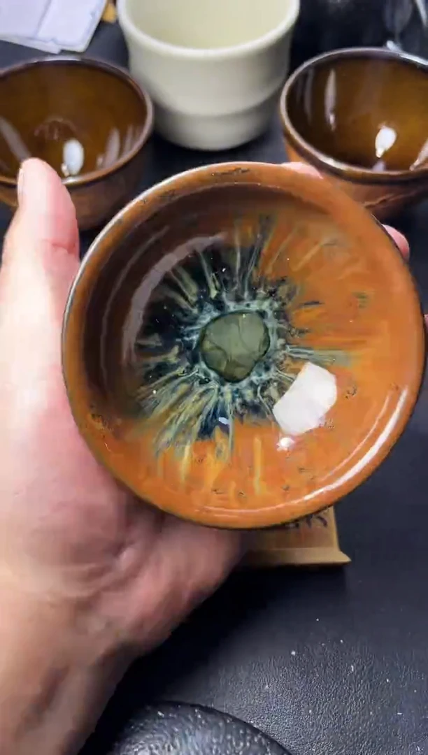 茶盏179叶紫建盏