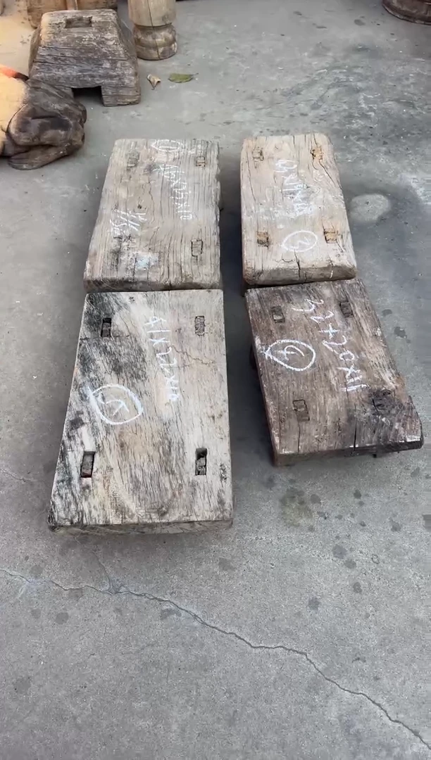木（非红木类）老凳一个