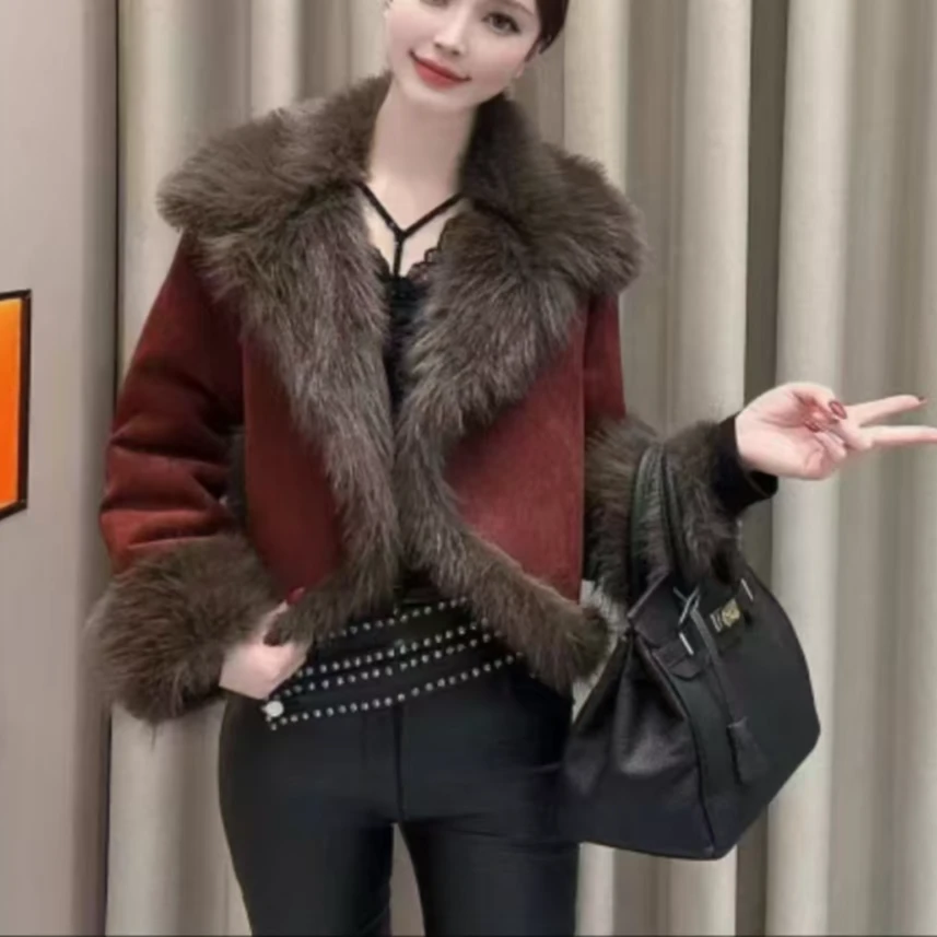 2024冬季新款高级感加厚时尚减龄棉衣