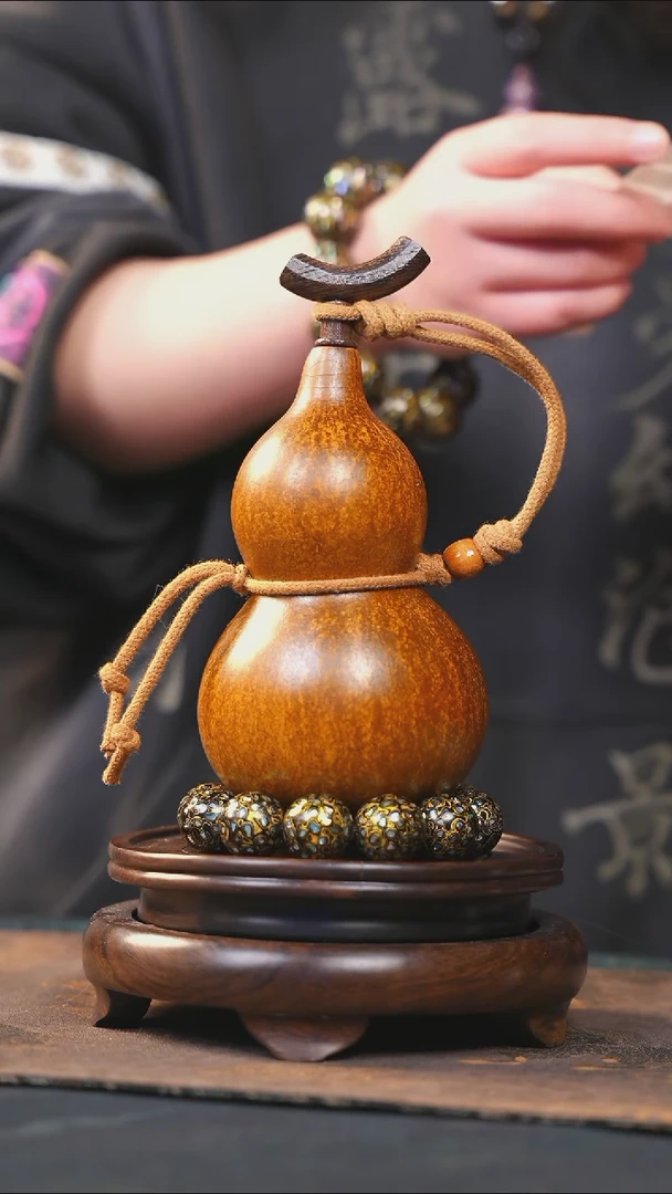 【闪购商品】YP125大漆酒葫芦不包手串及旋转底座