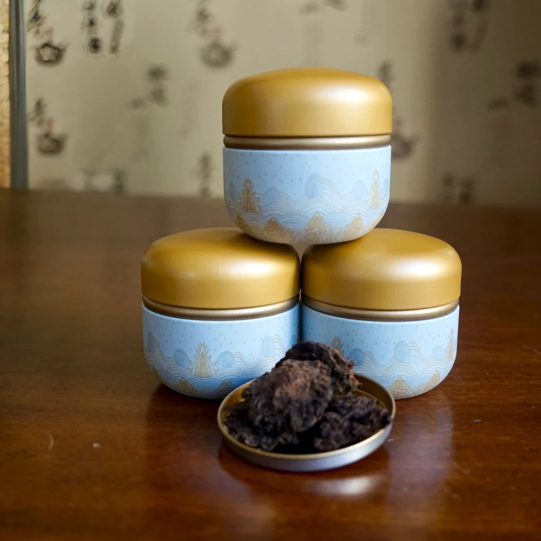 清凉山【熟普－老茶头】-2010年正宗古树老茶头甜润糯滑75gX3罐礼盒