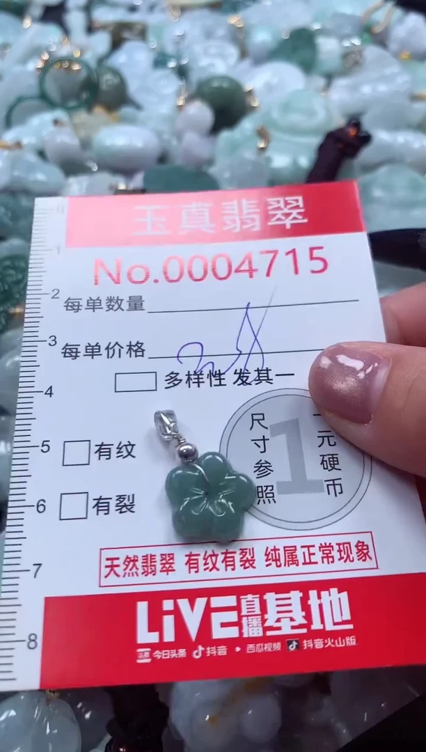 吊坠(不含链)未镶嵌翡翠4715