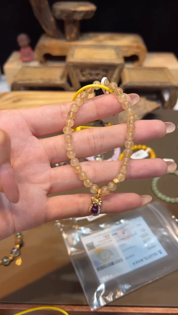 未镶嵌手链水晶手饰@@E6313