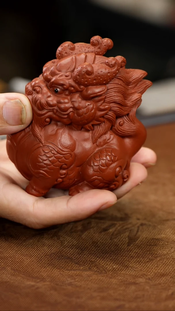 紫砂茶宠阳**2紫砂麒麟