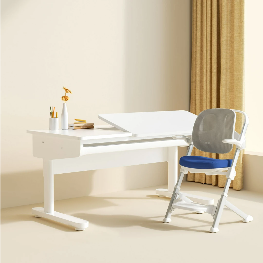 智学库【★】阳光椅智几桌家用升降书桌椅简约写字桌儿童大白桌套装