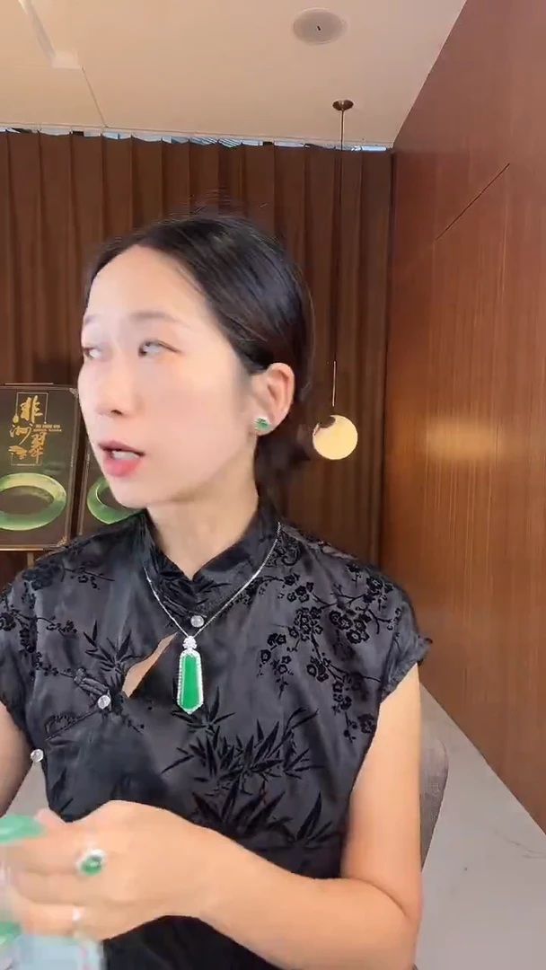 未镶嵌手镯石英质玉非洲翠52