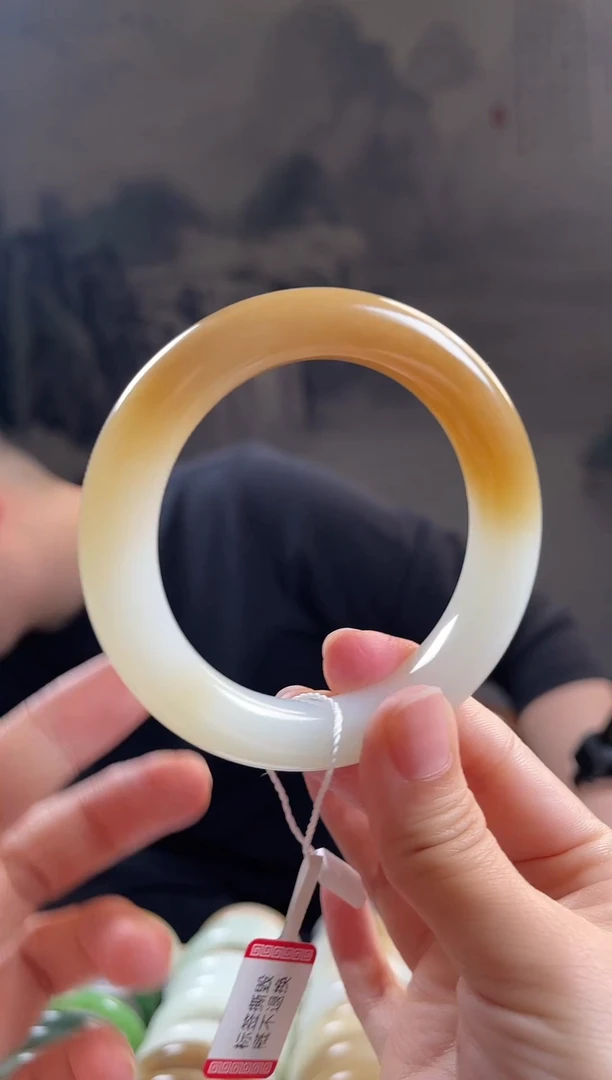 未镶嵌手镯和田玉58+圈口5920