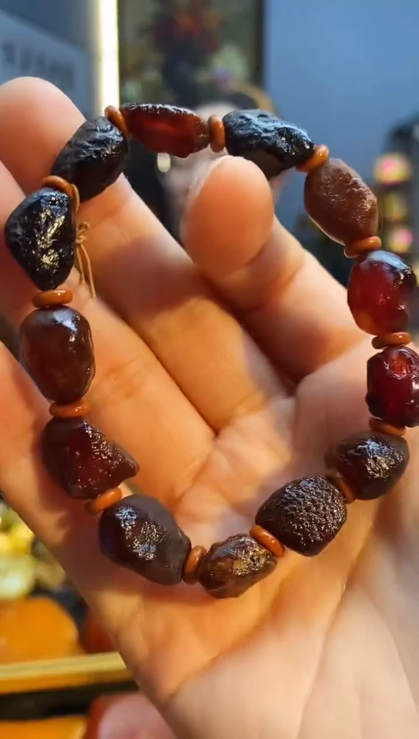 手链琥珀未镶嵌手串