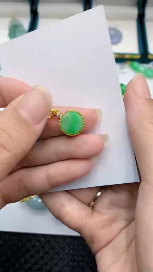 【闪购商品】翡翠颈饰银S925镶嵌            8