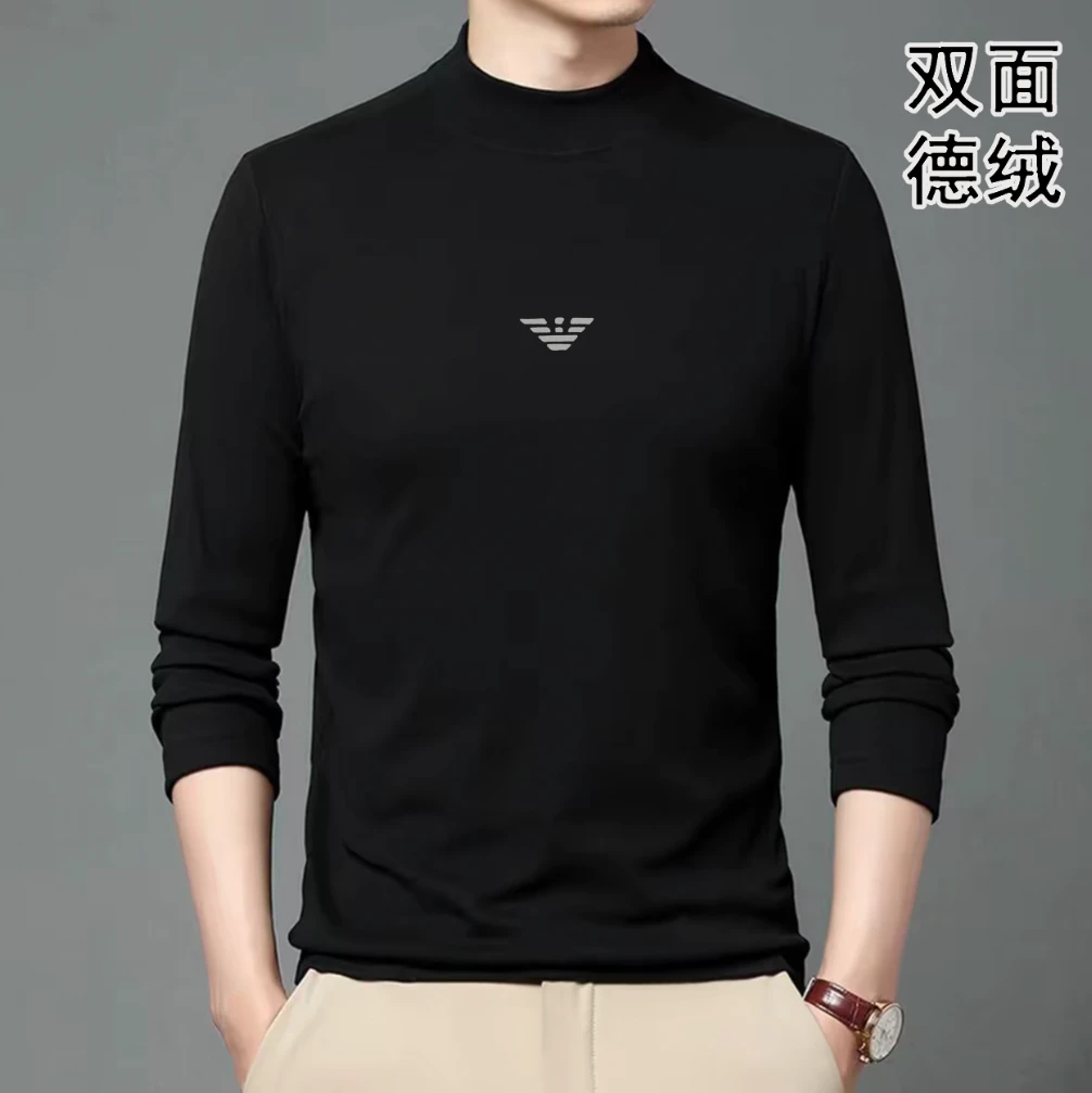 【双面德绒】潮流男女同款潮时尚百搭休闲情侣刺绣----德绒长袖
