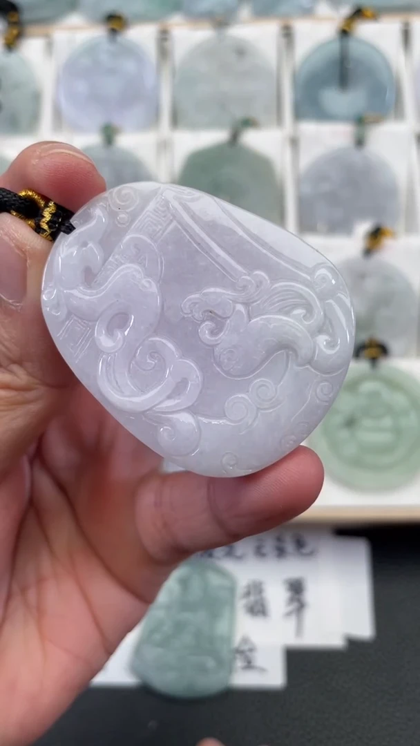 颈饰未镶嵌翡翠天然缅甸翡翠A货173