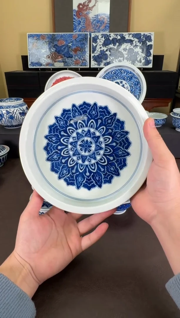 【闪购商品】羿器窑曼陀罗纹壶承