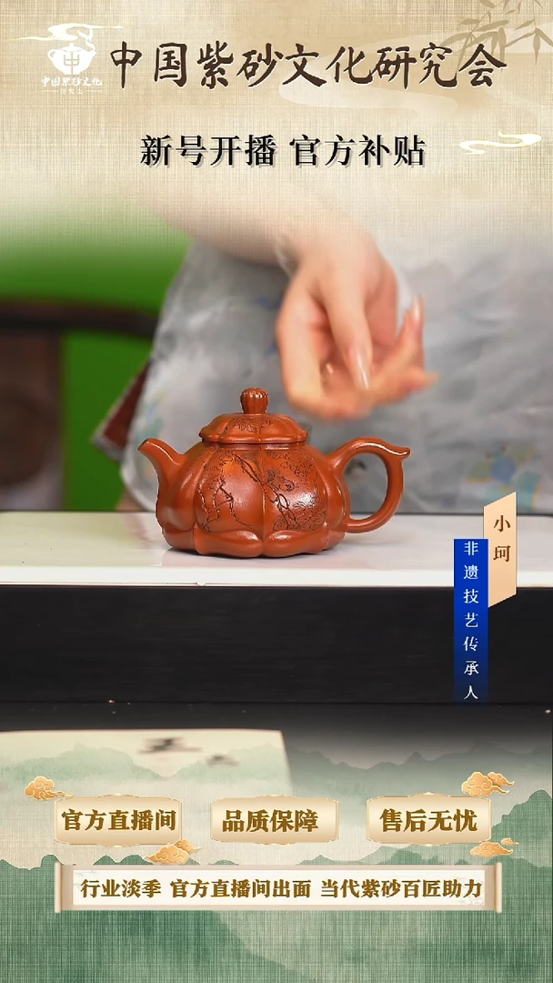 茶壶紫砂A****然陶茶文化张      大红袍230cc左右