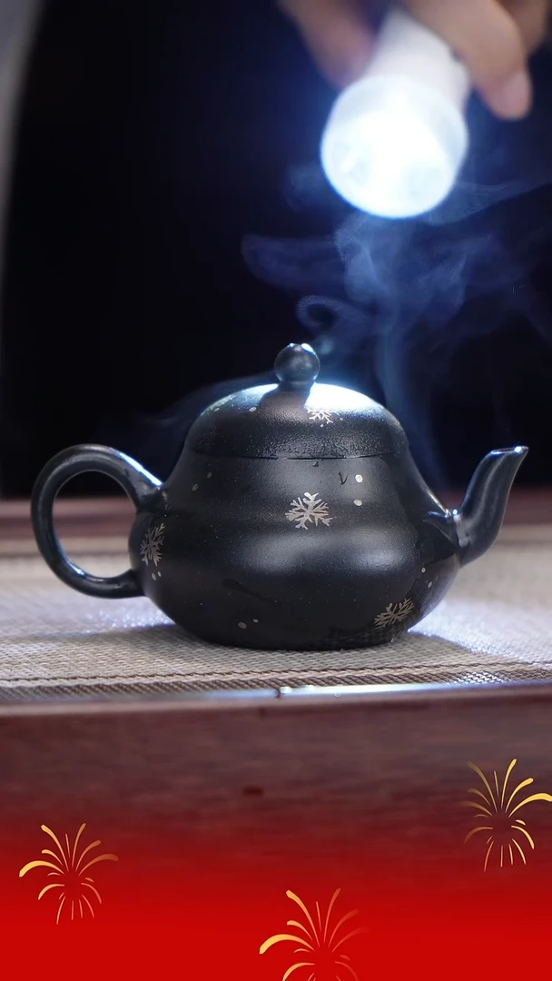 紫砂茶壶自家/绿泥/梨形/100cc