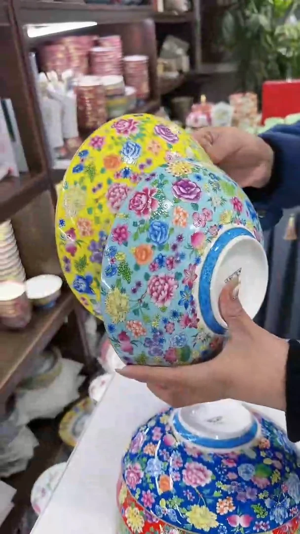 【闪购商品】瓷片8英寸元宝盘2个景德镇陶瓷