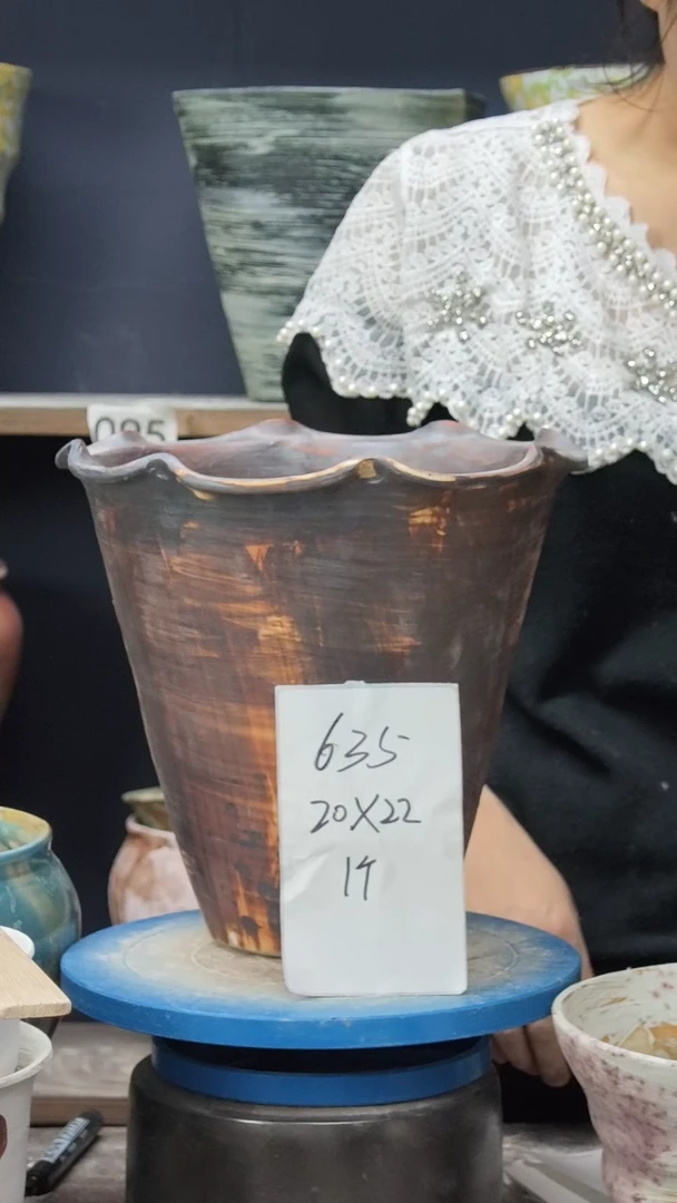 江西景德镇花盆微瑕635