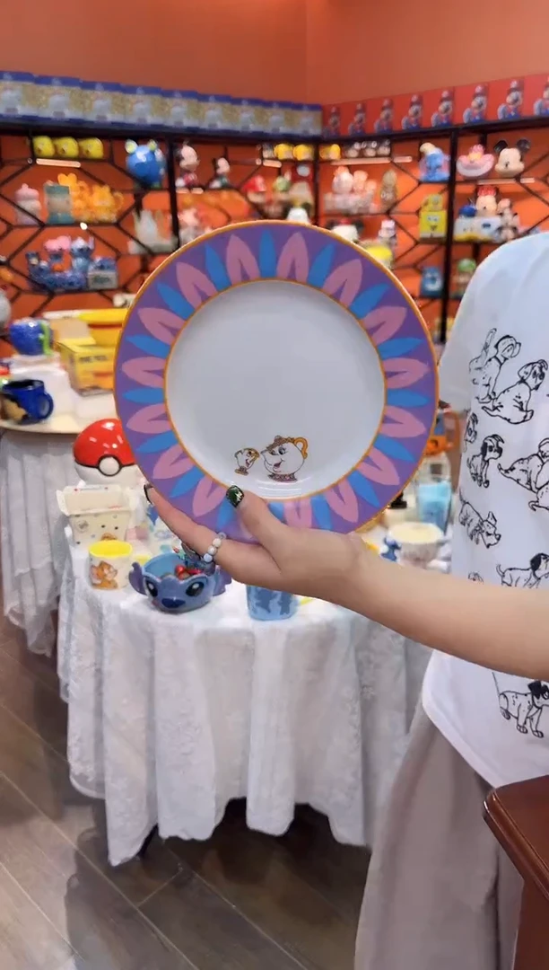 瓷片@@陶瓷茶壶太太糕点盘