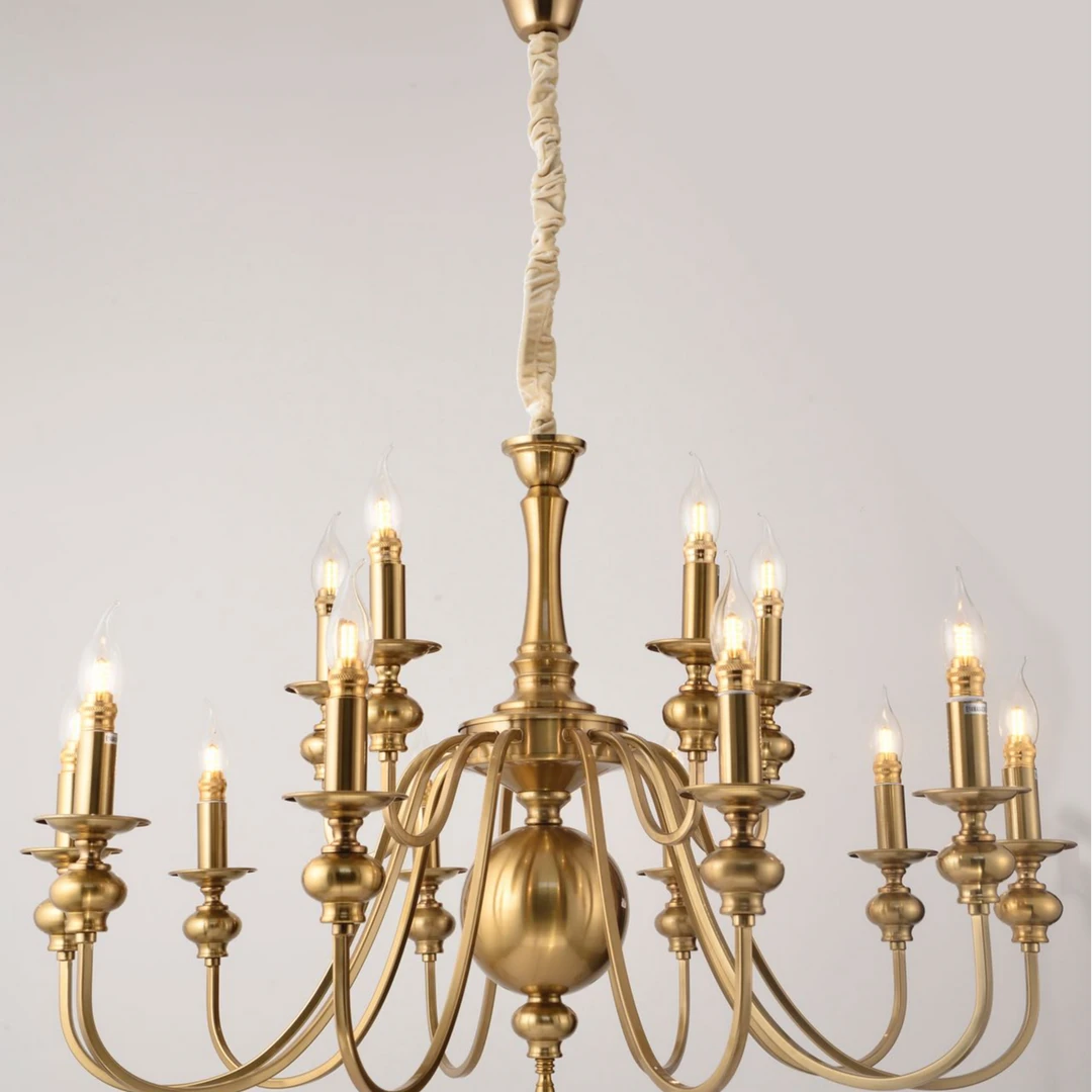 新款美式复古吊灯客厅灯法式复古吊灯客厅卧室灯主灯2272